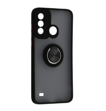 Чохол Gingle Ring Case for ZTE A53 Black mag-200000156150855842