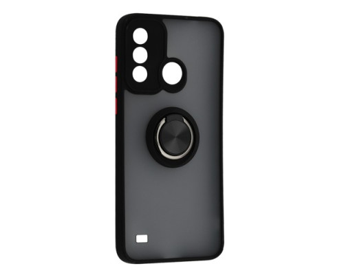 Чохол Gingle Ring Case for ZTE A53 Black mag-200000156150855842