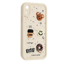 Чохол HAPPY Donut Case for iPhone XR White mag-2000001562048135219