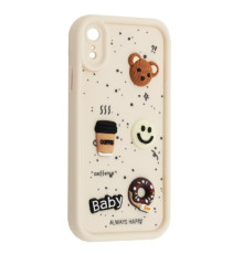 Чохол HAPPY Donut Case for iPhone XR White mag-2000001562048135219