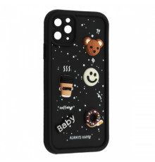 Чохол HAPPY Donut Case for iPhone 11 Pro Max Black mag-2000001562147135229
