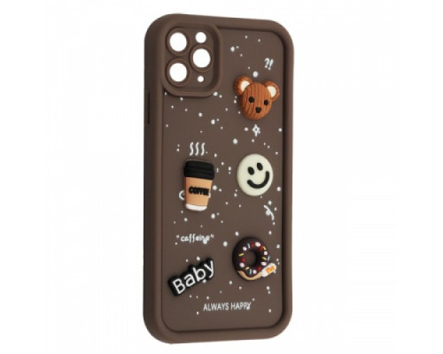 Чохол HAPPY Donut Case for iPhone 12 Pro Brown mag-200000156227755543