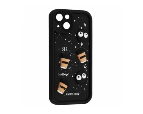 Чохол HAPPY Cookie Case for iPhone 13 Black mag-2000001562352143772