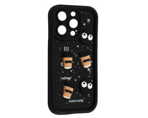 Чохол HAPPY Cookie Case for iPhone 14 Pro Black mag-2000001562598106626