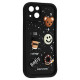 Чохол HAPPY Donut Case for iPhone 15 Black mag-2000001562741106641