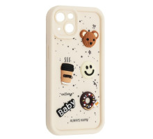 Чохол HAPPY Cookie Case for iPhone 15 White mag-2000001562734135260