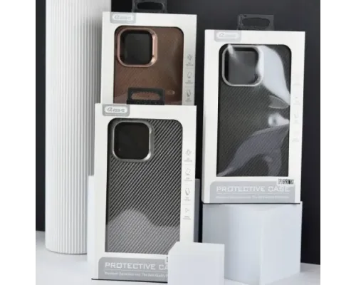 Чохол KEVLAR STYLE MagSafe for iPhone 16 Pro Max Brown mag-2000001571125145334