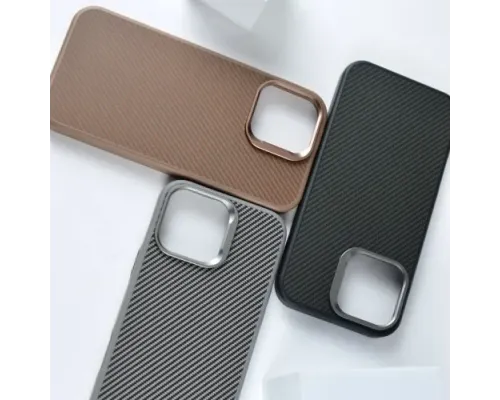Чохол KEVLAR STYLE MagSafe for iPhone 16 Pro Max Brown mag-2000001571125145334