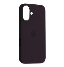 Чохол 1:1 Original Silicone Case with MagSafe for iPhone 16 Plum mag-2000001571514106772