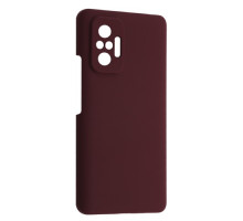 Чохол Silicone Case luxury для Xiaomi Redmi Note 10 Pro Marsala mag-2000001577578142841