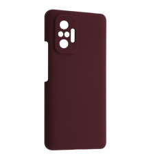 Чохол Silicone Case luxury для Xiaomi Redmi Note 10 Pro Marsala mag-2000001577578142841