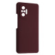 Чохол Silicone Case luxury для Xiaomi Redmi Note 10 Pro Marsala mag-2000001577578142841