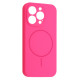 Чохол Silicone Case Full Camera Fine Ring MagSafe for iPhone 14 Pro Firefly mag-200000158560361830