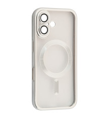 Чохол SHINING Camera MagSafe for iPhone 16 Plus Silver mag-2000001586877132080