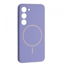 Чохол Silicone Case luxury+MagSafe for Samsung S23 Elegant Purple mag-2000001594261134098