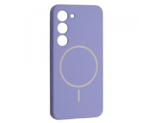 Чохол Silicone Case luxury+MagSafe for Samsung S23 Elegant Purple mag-2000001594261134098