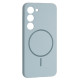 Чохол Silicone Case luxury+MagSafe for Samsung S23 Sky Blue mag-2000001594360134108