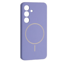 Чохол Silicone Case luxury+MagSafe for Samsung S24 Elegant Purple mag-2000001594506134120
