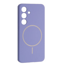 Чохол Silicone Case luxury+MagSafe for Samsung S24 Elegant Purple mag-2000001594506134120