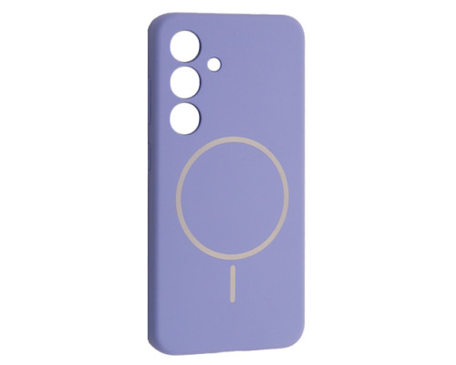 Чохол Silicone Case luxury+MagSafe for Samsung S24 Elegant Purple mag-2000001594506134120