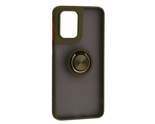 Чохол Gingle Ring Case for Motorola E14 4G Khaki mag-2000001599204138043
