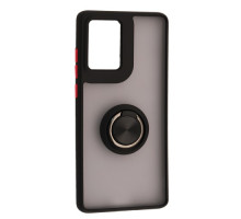 Чохол Gingle Ring Case for Motorola G85 Black mag-2000001599303138053