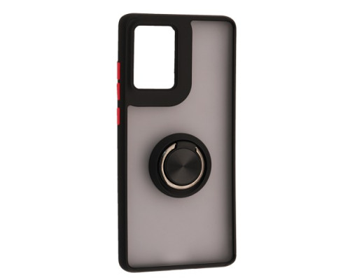 Чохол Gingle Ring Case for Motorola G85 Black mag-2000001599303138053