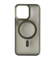 Чохол Perfect Case with MagSafe for iPhone 14 Pro Max titanium silver mag-200000150563219477