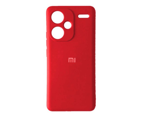 Чохол Silicone Case Full for Xiaomi Redmi Note 13 Pro+ 5G Red mag-200000150643119535