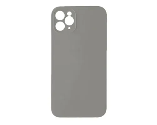 Silicone Case Full Camera Square side Copy for iPhone 11 Pro Max Grey mag-200000150662219538