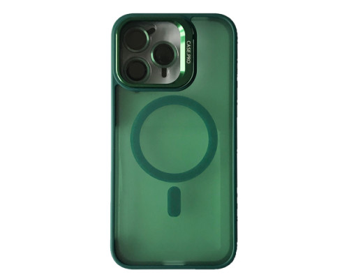 Чохол CASE PRO MATTE FORTABLE CAMERA LENS MAGSAFE for iPhone 12 Pro Dark green mag-200000151122059853