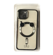 Чохол PRO SHINING (+ LENSES) MagSafe for iPhone 15 Black mag-2000001513750105565