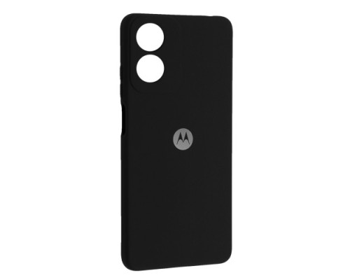 Чохол Silicone Case Full for Motorola E13 4G Black mag-200000152088829618