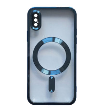 Чохол SHINING Camera MagSafe for iPhone XS Blue Titanium mag-2000001537541132023