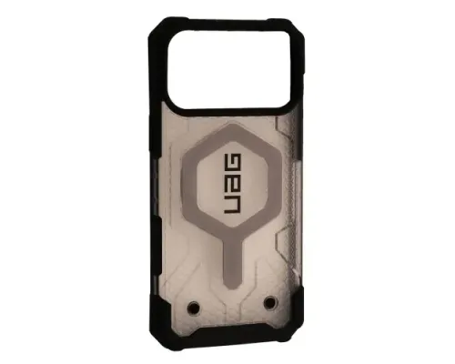 Чохол ударостійкий UAG NEW PATHFINDER CLEAR MAGSAFE for iPhone 17 Pro Max Transparent white mag-2000001645123144982