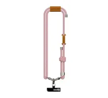 Шнурок ROCK (150см) 8mm з карабіном Multifunctional Glow in the Dark Phone Lanyard Pink mag-2000001648254152250