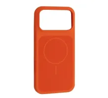 Чохол New Silicone Case MagSafe для iPhone 17 Pro Max Hermes Orange mag-2000001658345147420