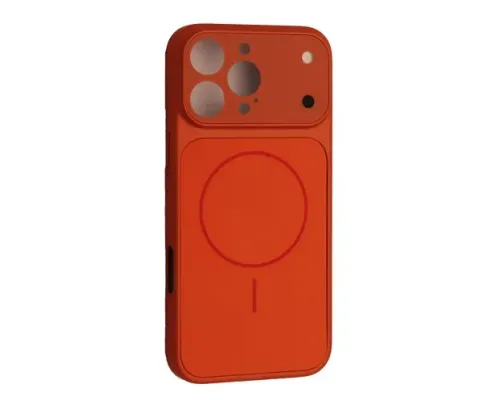 Чохол NEW AG GLASS MagSafe Case for iPhone 16 Pro Max Orange mag-2000001660430146816