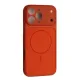 Чохол NEW AG GLASS MagSafe Case for iPhone 16 Pro Max Orange mag-2000001660430146816
