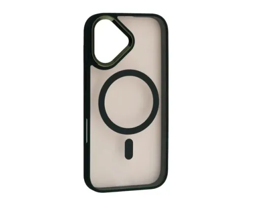 Чохол CRISTAL GUARD MagSafe for iPhone 17 Dark green mag-2000001670675152729