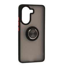 Чохол Gingle Ring Case for Xiaomi Poco X7 Pro 5G Black mag-2000001606988139134