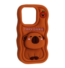 Чохол CAPYBARA for iPhone 14 Pro Max/15 Pro Max Brown mag-2000001618059140860