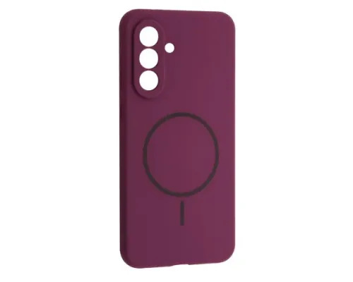 Чохол Silicone Case luxury+MagSafe for Samsung A26 5G Purple mag-2000001625699144506
