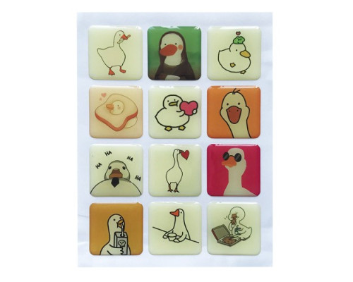 Набір наклейок 3D STICKERS Goose 1 mag-2000001626023142121
