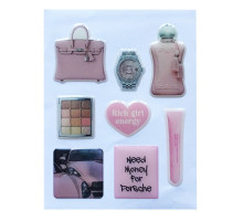 Набір наклейок 3D STICKERS Fashin style 9 mag-2000001626122142131