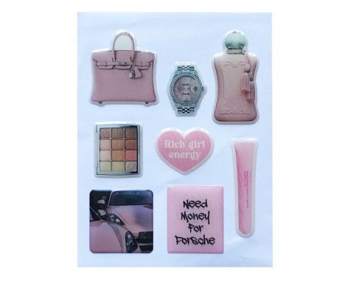 Набір наклейок 3D STICKERS Fashin style 9 mag-2000001626122142131