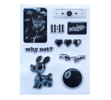 Набір наклейок 3D STICKERS Fashin style 12 mag-2000001626221142141