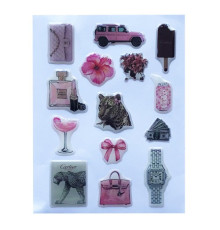Набір наклейок 3D STICKERS Fashin style 22 mag-2000001626320142151