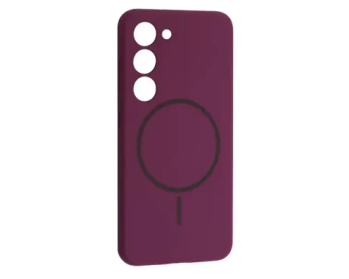 Чохол Silicone Case luxury+MagSafe for Samsung S23 Purple mag-2000001626719144537
