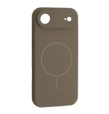 Чохол Silicone Case Full Camera Fine Ring MagSafe for iPhone 17 Air Titanium gray mag-2000001628430145222